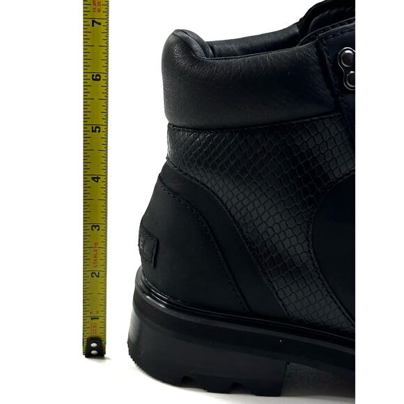 SOREL Lennox Womens Waterproof Black Leather Hiker STKD Boots Size 9 New $190 - Picture 6 of 10